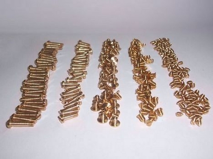 Tornillos en varias medidas